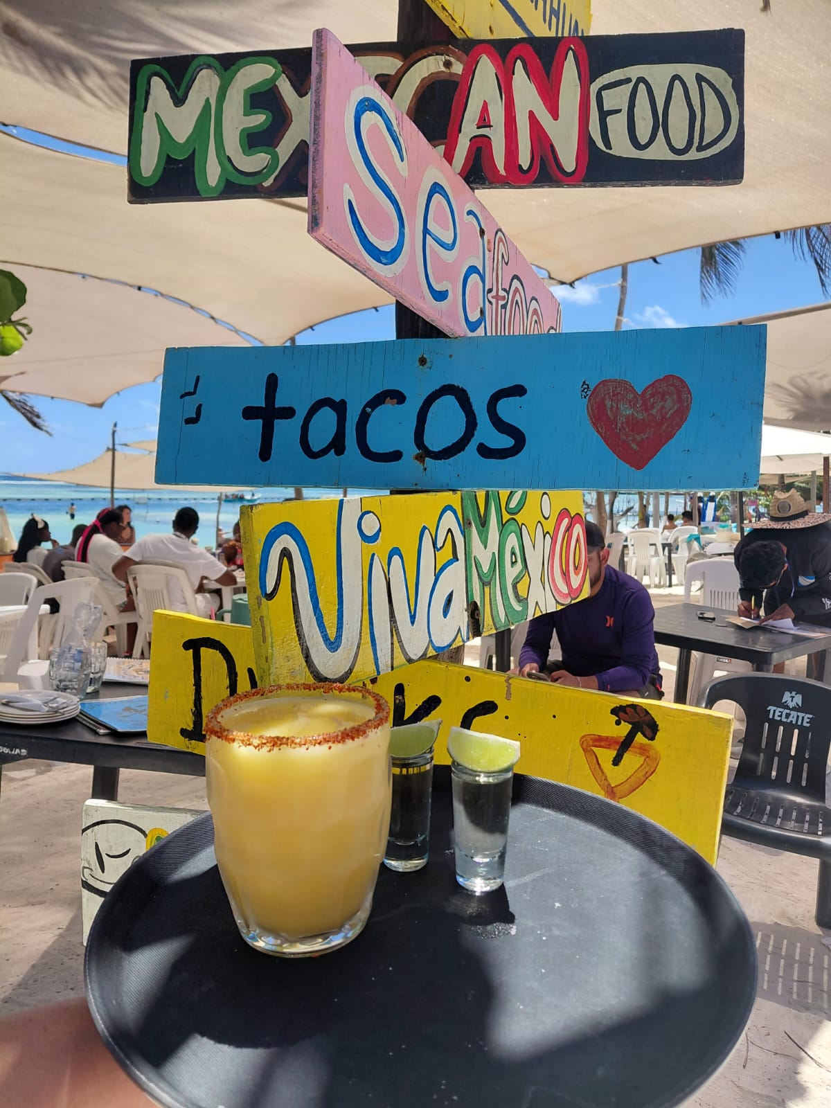 Margarita at Barba Negra Beach Club