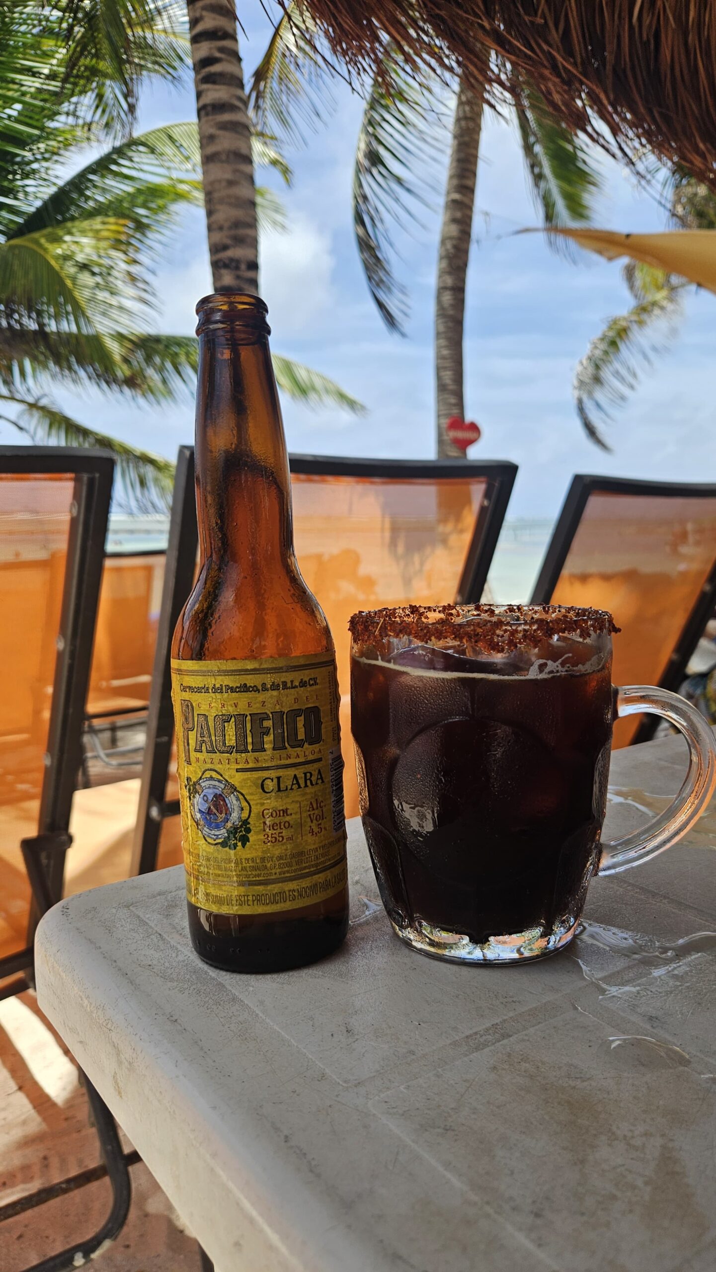Beer and cocktail at Barba Negra